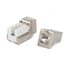 Вставка KJNE-8P8C-C5e-90-SH-F-WH RJ45(8P8C) кат. 5e экран. 110 IDC заделка с помощью NE-TOOL бел. Hyperline 46659