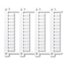 Блок маркировок пластик 48 этикеток FINDER 09348