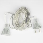Удлинитель 3м UCX-Y25-10W-300 CLEAR 10Вт Y25 для подключения гирлянд провод прозр. Uniel UL-00009938