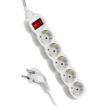 Удлинитель 5х3м с заземл. 16А IP20 ПВС 3х1 с выкл. КОСМОС YKsm3m-5g-Z-V(K)