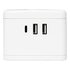 Удлинитель "Куб" 2 гнезда 2USB 2.4А+Type C + Ночник 1.3 метра 1кв.мм EKF UBA-CUB-2-TC
