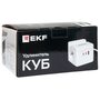 Удлинитель "Куб" 2х1.3м USB + 2Type C с быстрой зарядкой подставкой под телефон и ночником 1кв.мм EKF UBA-CUB-2-FC