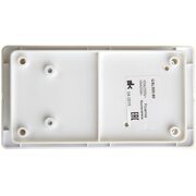 Блок комбинированный GLOSSA розетка + выкл. 1-кл. бел. SchE GSL000160