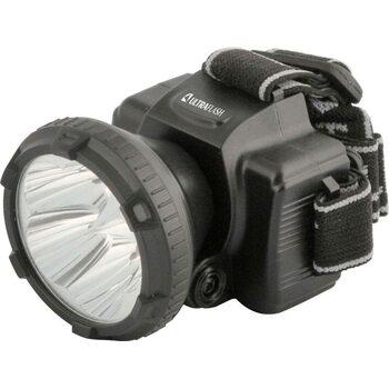 Фонарь аккумуляторный налобный LED5365 5LED 2 режима 220В пластик. черн. (бокс) Ultraflash 11648
