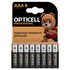 Элемент питания алкалиновый AAA/LR03 (блист. 8шт) Professional Opticell 5052008