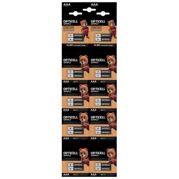 Элемент питания алкалиновый AAA/LR03 (блист. 2штх10) отрывной набор HBDC (уп.20шт) Opticell 5050002