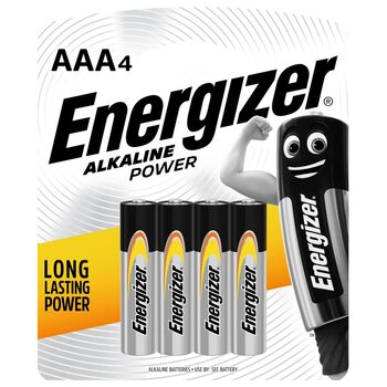 Элемент питания алкалиновый AAA/LR03 ENR POWER E92 BP4 (блист.4шт) Energizer E300132611H