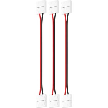 Набор проводов для гибкого соединения одноцветной светодиодной ленты шириной 10 мм 3 шт