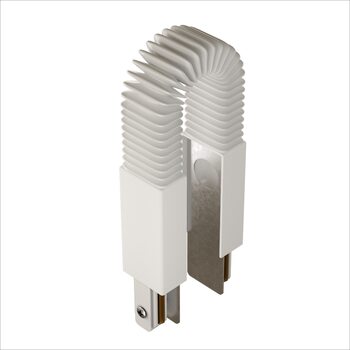 Соединитель гибкий в гофре Geniled для однофазного шинопровода Белый