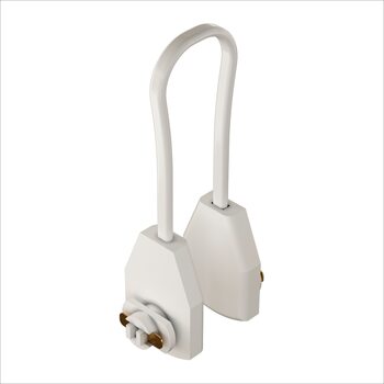 Соединитель гибкий кабельный Geniled для однофазного шинопровода Белый