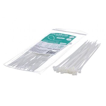 Стяжка кабельная 300х7.6 бел. (уп.100шт) SE IMT30076W