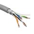 Кабель витая пара F/UTP кат.5E 4х2х24AWG solid CCA PVC Simple сер. (м) Эра Б0044440