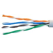Кабель витая пара U/UTP кат.5E 4х2х24AWG solid CCA PVC сер. (м) Net.on 01-0302