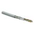 Кабель SFUTP4-C5E-S24-IN-LSZH-GY-305 витая пара SF/UTP кат. 5e; 4 пары (24 AWG) ож (solid) экран - фольга + медная оплетка LSZH (-20град.C - +75град.C) сер. (уп.305м) Hyperline 246264