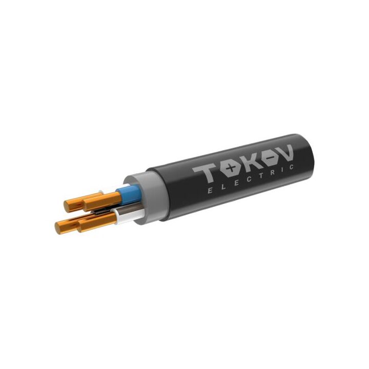 Кабель TOKOV ELECTRIC ППГнг(А)-HF 4х1.5 ОК (N) 0.66кВ (м) ТХМ00409117