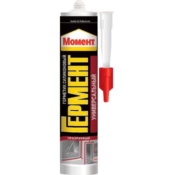 Герметик силиконовый "Момент ГЕРМЕНТ" универс. 280мл прозр. Момент Б0023036