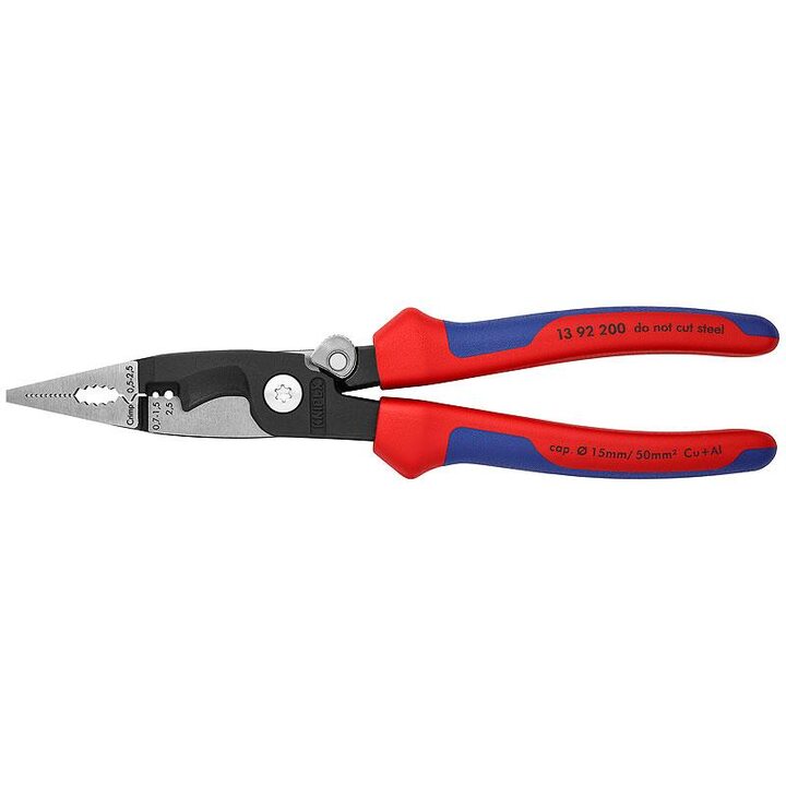 Клещи электромонтажные 6-в-1 L-200мм Knipex KN-1392200