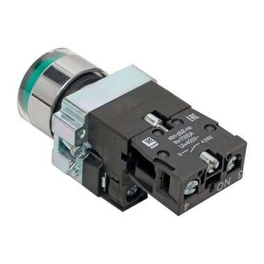 Кнопка BA31 с подсветкой 24В зел. NO PROxima EKF xb2-bw31-24
