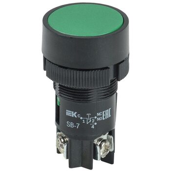 Кнопка SB-7 Пуск зел. IEK BBT40-SB7-K06