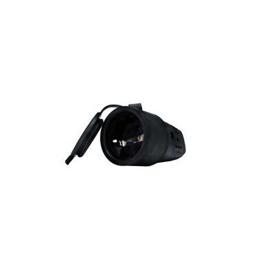 Разъем штепсельный 16А IP44 250В (еврослот) с заземл. каучук UNIVersal 602228