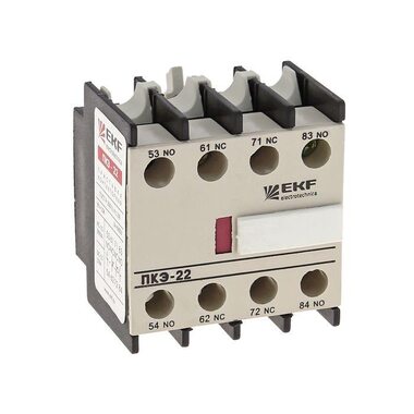 Приставка контактная ПКЭ-22 2NO+2NC EKF ctr-sc-25