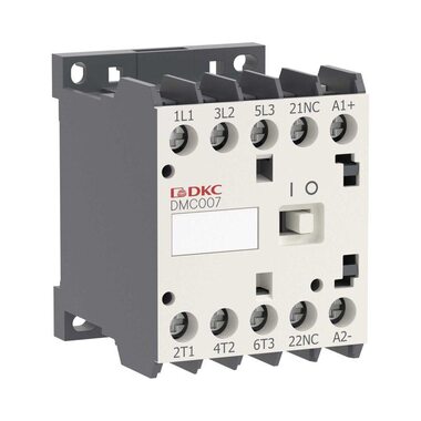 Миниконтактор YON DMC007 7А 3кВт AC3 3P кат. 220В AC 1НО YON DMC007-3C10A230