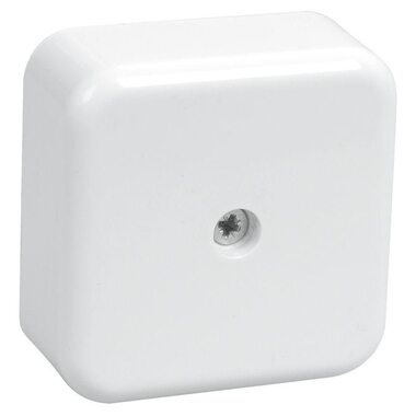 Коробка распаячная ОП 50х50х20 IP20 КМ41206-01 (4 клем. 3кв.мм) бел. IEK UKO10-050-050-020-K01