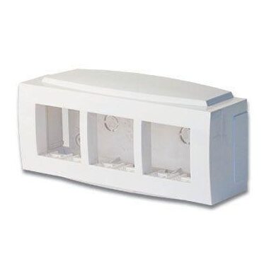 Коробка установочная под BRAVA 6мод. (для кабель-канала 70х22/90х25/TMC) DKC 09221
