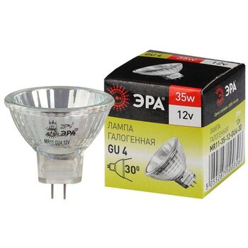 Лампа галогенная GU4-MR11-35W-12V-30Cl ЭРА C0027362