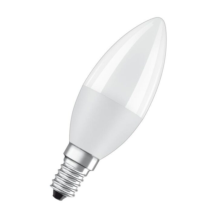 Лампа светодиодная LED Value LVCLB60 7SW/865 7Вт свеча матовая E14 230В 10х1 RU OSRAM 4058075579033