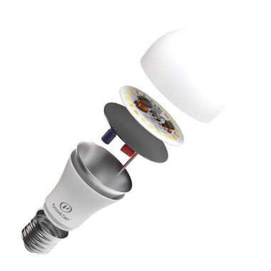 Лампа светодиодная RS LED A60 E27 15W 220-240V 2700К 15Вт грушевидная 1500лм Ra 90 Русский Свет 15010345043
