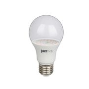 Лампа светодиодная PPG A60 Agro 9Вт A60 грушевидная прозрачная E27 IP20 для растений clear JazzWay 5008946