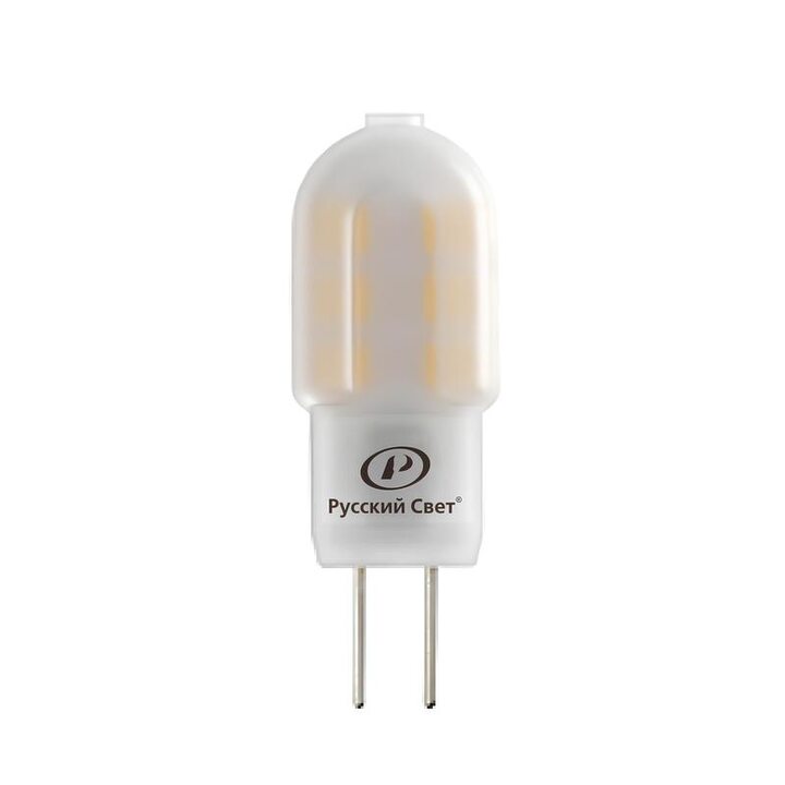 Лампа светодиодная RS LED C G4 2W 220-240V 2700К 2Вт capsule 200лм Ra 90 Русский Свет 15010845083