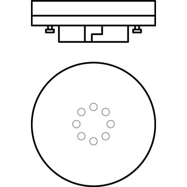 Лампа светодиодная LED Value LVGX5360 8SW/865 8Вт GX53 230В 10х1 RU OSRAM 4058075582309