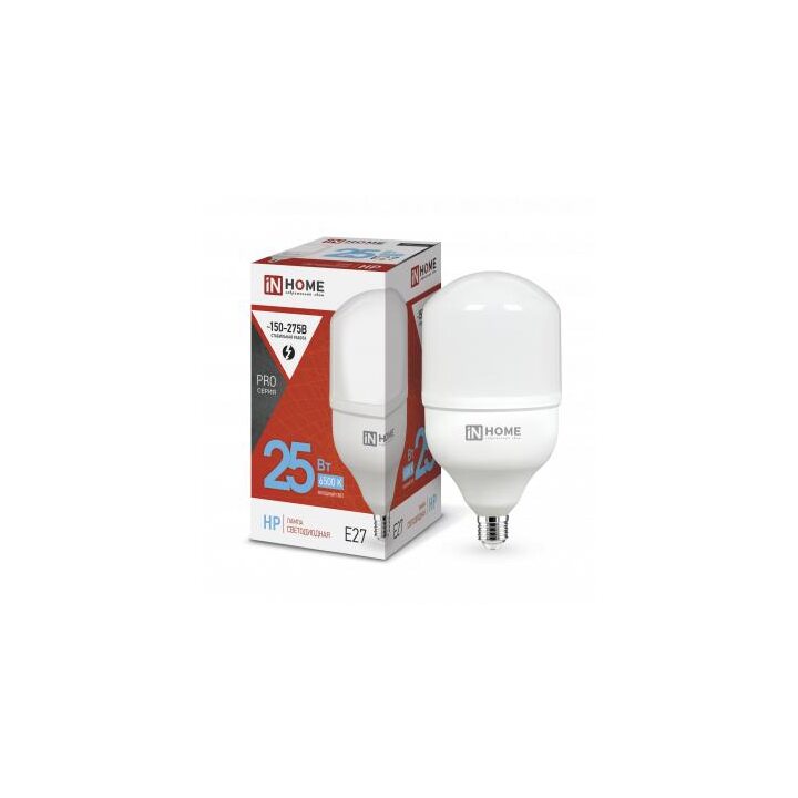 Лампа светодиодная LED-HP-PRO 25Вт 230В 6500К E27 2380лм IN HOME 4690612031064
