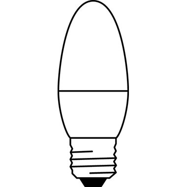 Лампа светодиодная LED Value LVCLB60 7SW/865 7Вт свеча матовая E27 230В 10х1 RU OSRAM 4058075579507