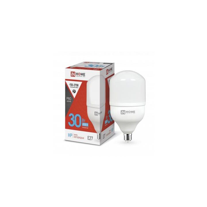 Лампа светодиодная LED-HP-PRO 30Вт 230В 6500К E27 2850лм IN HOME 4690612031088