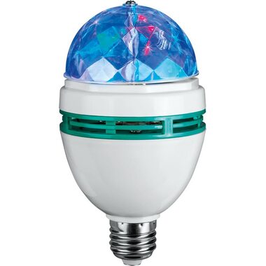 Лампа светодиодная 61 120 OLL-DISCO-3-230-RGB-E27 3Вт ОНЛАЙТ 61120