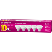 Лампа светодиодная 90 615 ОLL-MR16-10-230-3K-GU5.3-PACK5 ОНЛАЙТ 90615