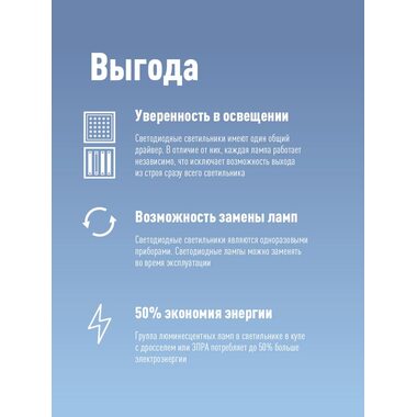 Лампа светодиодная 10Вт 220В G13 6500К GLASS 600мм T8 Космос Lksm_LED10wG13T865GL