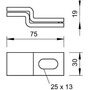 Скоба для крепления лотка к стене осн.75х30 WB 30 75 FT OBO 6019617