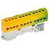 Шина PE "земля" изол на универс. держ. 6х9-12-ЖЗ TEKFOR IEK TF-NN10-12-KL-K52