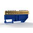 Шина нулевая на DIN-изоляторе 8х12мм 12 отвер. латунь TOKOV ELECTRIC TKE-BCB-812-12-DIN/N