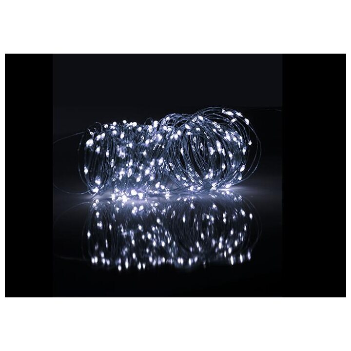 Светильник светодиодный садовый SLR-G03-200W нить 200LED холод. бел. на солнечн. батарее ФАZА 5033337