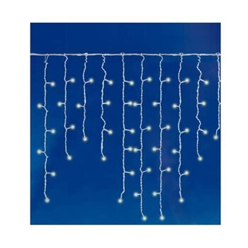 Гирлянда "Бахрома" ULD-B3010-200/SWK WHITE IP67 со стат. свечением 3м соединяемая 200LED бел. свет провод бел. Uniel UL-00001367