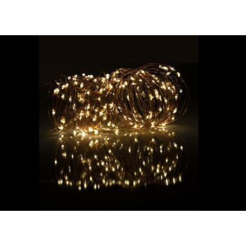 Светильник светодиодный SLR-G03-100Y садовый нить 100LED желт. солнечная батарея ФАZА 5033320