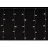 Гирлянда "Бахрома" 4.5х0.7м 200LED тепл. бел. IP44 провод прозр. 230В мерцание транзит IEK LGDU321-1-200-L3-T-S-44