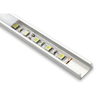 Алюминиевый профиль для светодиодной ленты AL-2 (2 м) накладной 31551 (19257+19213+2*19288)