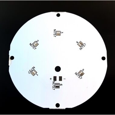 Алюминиевая плата 6W D83x0.8 mono SMD3030