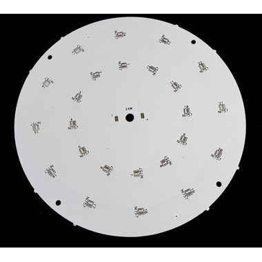 Алюминиевая плата 12-18-24W D160x1,2 mono SMD3030